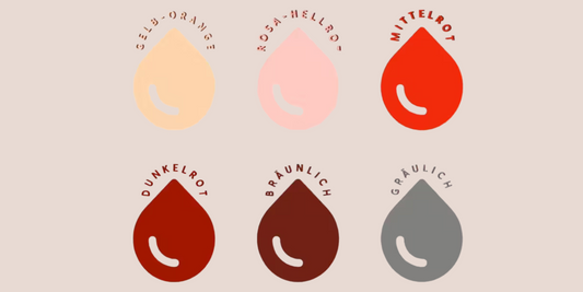 Was sagen die verschiedenen Blutfarben während deiner Periode über deine Gesundheit aus?